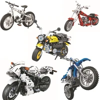 meoa new motor series 5 styles racing motorcycle cross country motorbike mountain bike building blocks bricks construction toy