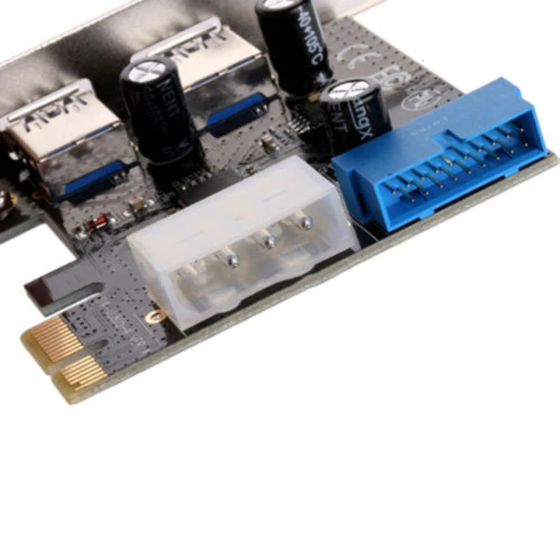 4 порта PCI E к USB 3 0 концентратор Express адаптер расширения карты 5 Гбит/с