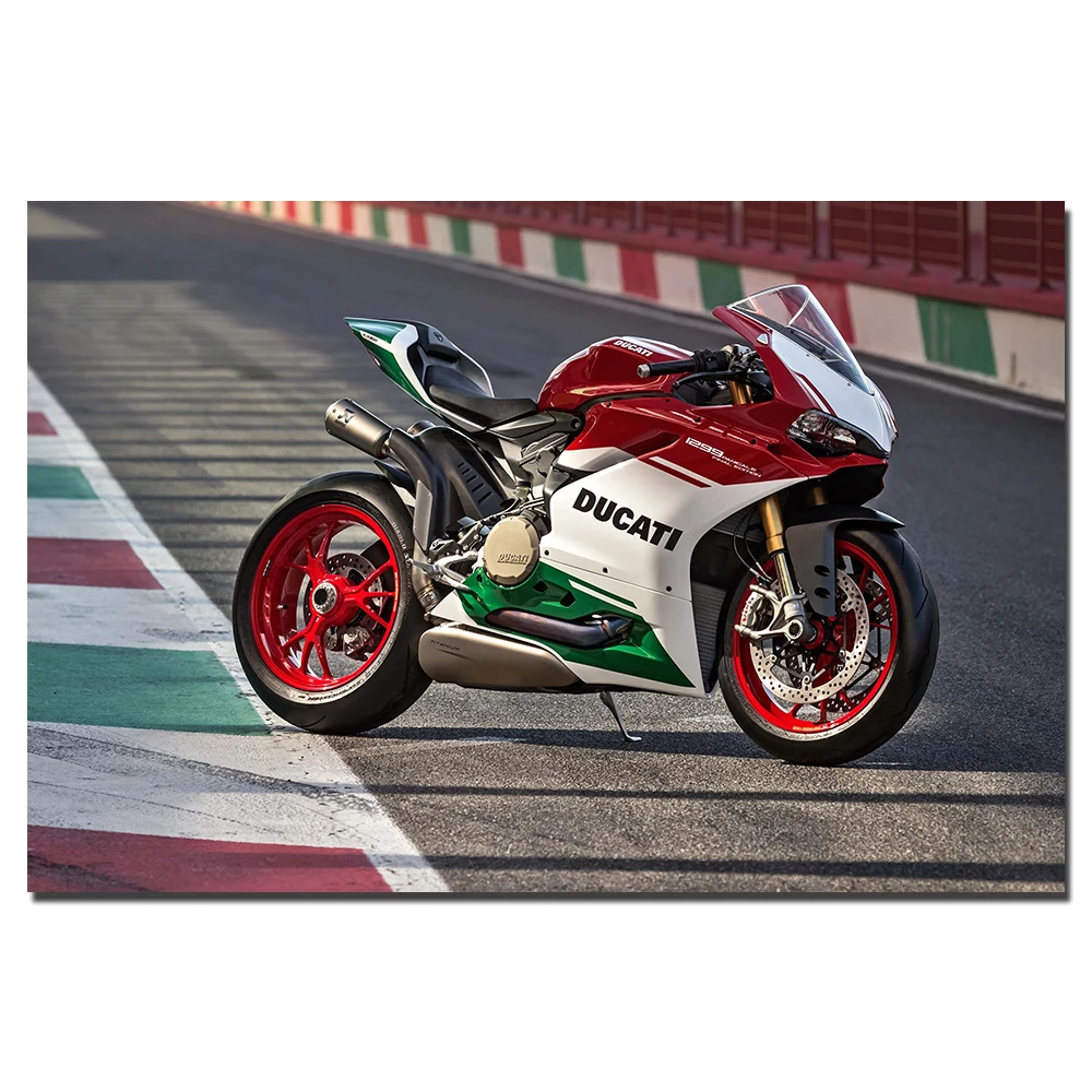 Ducati 1299 супер мотоцикл холст картина настенные художественные фотографии для