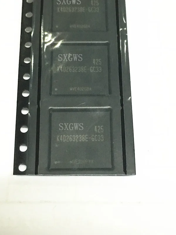 Бесплатная доставка 20 шт. новинка 100% Φ K4D263238E GC33 видео ОЗУ чипсет BGA|Интегральные