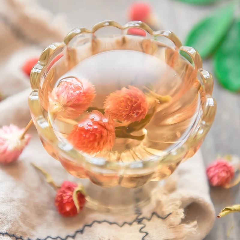 Натуральные сушеные цветы Red Gomphrena globosa поделки сделай сам прессованные для дома