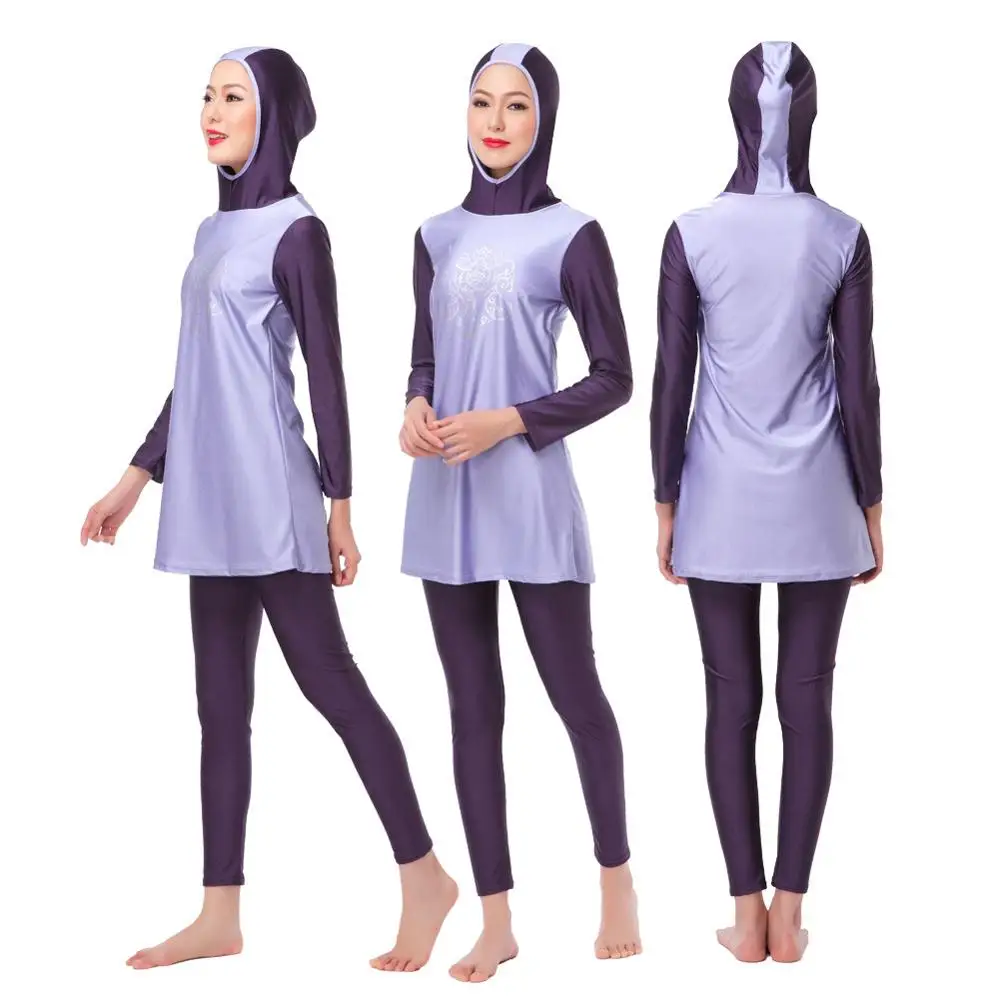Muslim Ladies' Full Coverage Modest Swimwear Islamic Swimsuit Hijab Swimsuits Bathing Suits XX-392 | Спорт и развлечения