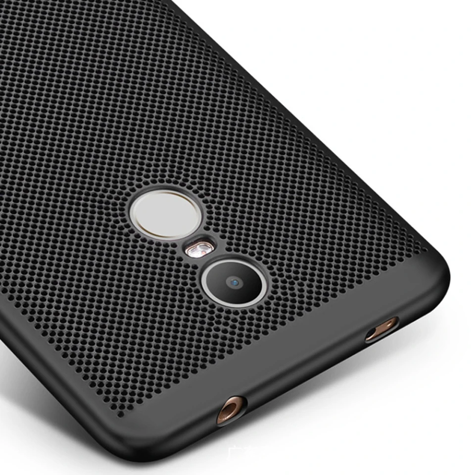 Термодышащий пластиковый жесткий чехол для XiaoMi RedMi Note 3 3S Pro 4 4A 4X 5 Plus Mi 5X 6X A2 5s A1 6