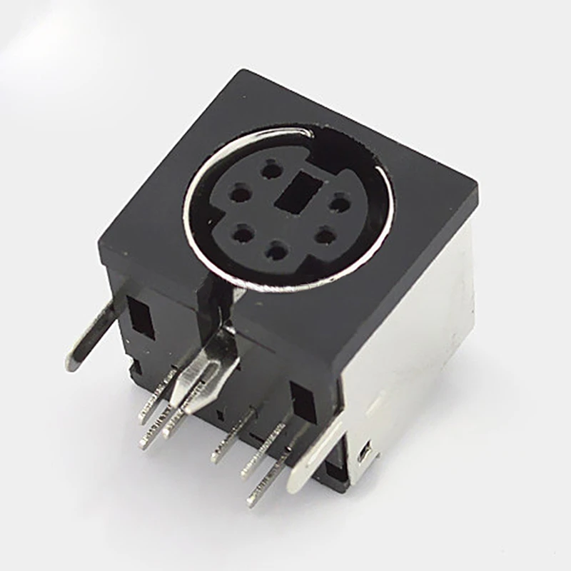 

10pcs-100pcs S Terminal Female 6 Core MDC-6-02 Medical Plug Audio Equipment Socket DIN Connector