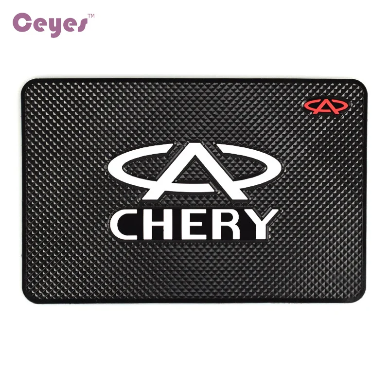 Ceyes авто-Стайлинг значок для коврика эмблемы чехол Chery Tiggo 5 2014-2015 Fulwin A1 A3 QQ