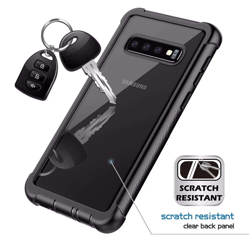 Чехол для Samsung S10 + Прочный сверхпрочный бампер армированный чехол без встроенной