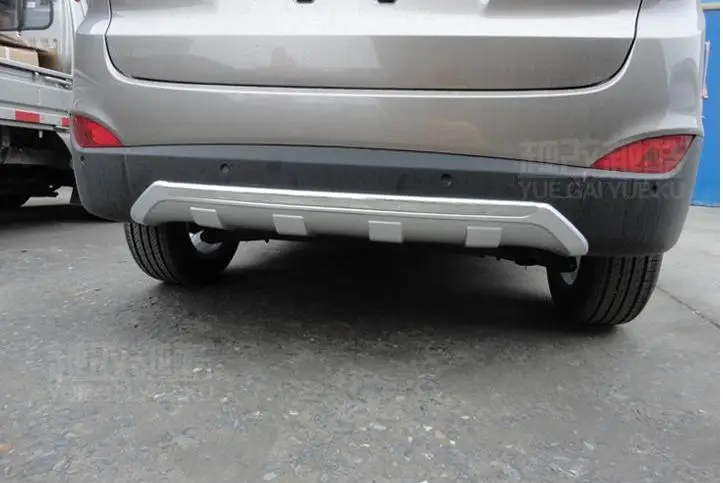 Подходит для Hyundai ix35 2009-2015 протектор переднего и заднего бампера пороги внешние