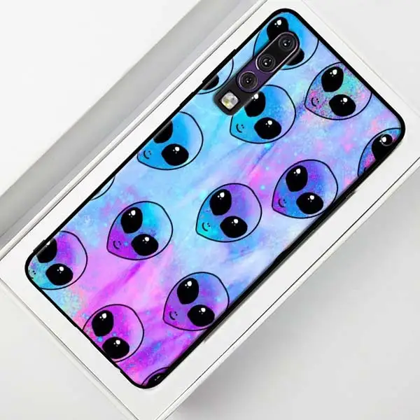 012 Милый черный чехол Alien Believe UFO ET для huawei P30 20 Pro P10 P20 P30 Lite mate 10 20 Lite P Smart Plus - Цвет: 012