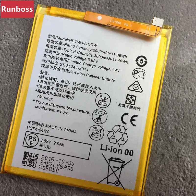 3000 мА/ч, HB366481ECW Батарея для huawei Honor 5C NEM-L51 TL00H UL10 L22 Honor 8 FRD-L02 FRD-L04 батареи