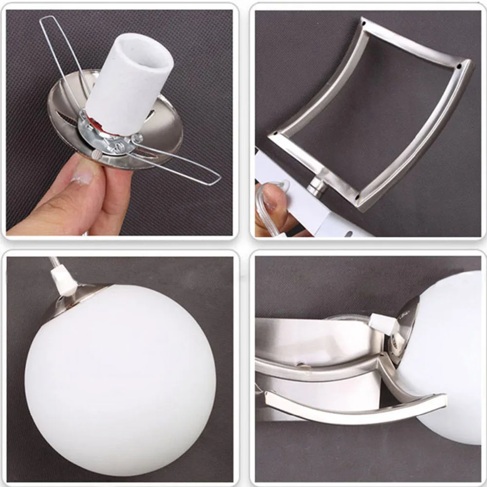 

The new study of European modern minimalist creative bedroom living room wall lamp wall lamp LED aisle ball technology Wall Lamp