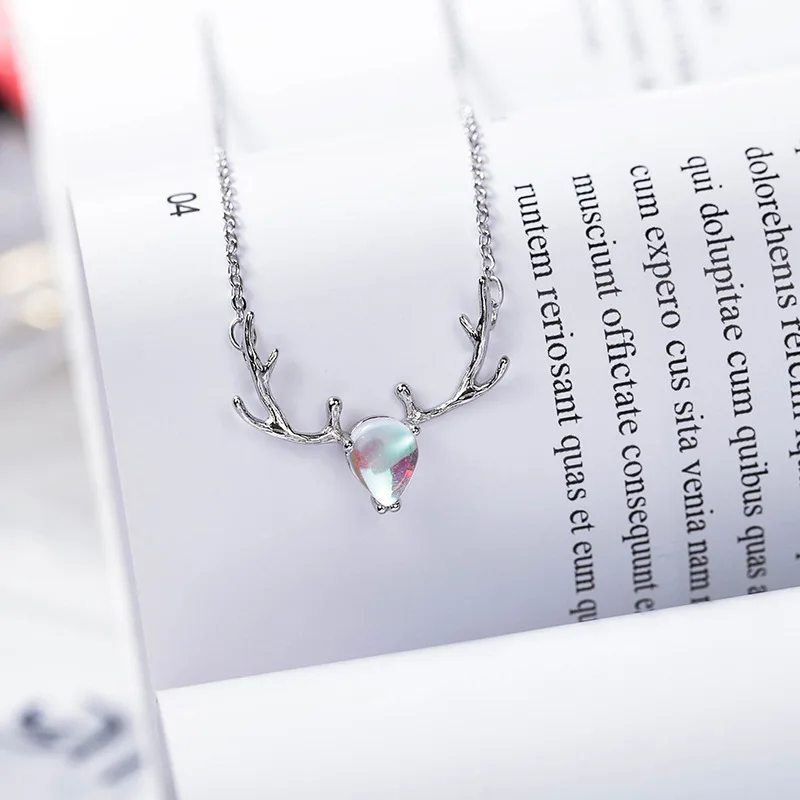 Ожерелья цепочки с подвесками в виде рогов серебро 925 пробы|Ожерелья подвеской| |