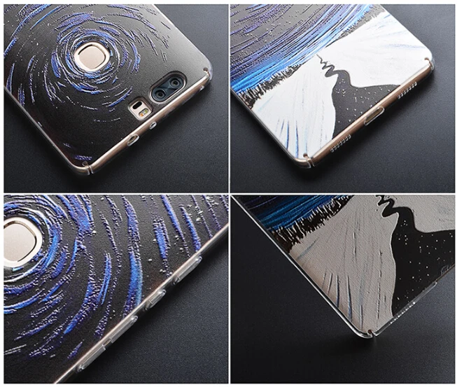 Для huawei honor v8 case 3d рельеф картина задняя крышка для телефон протектор|painting cover|huawei