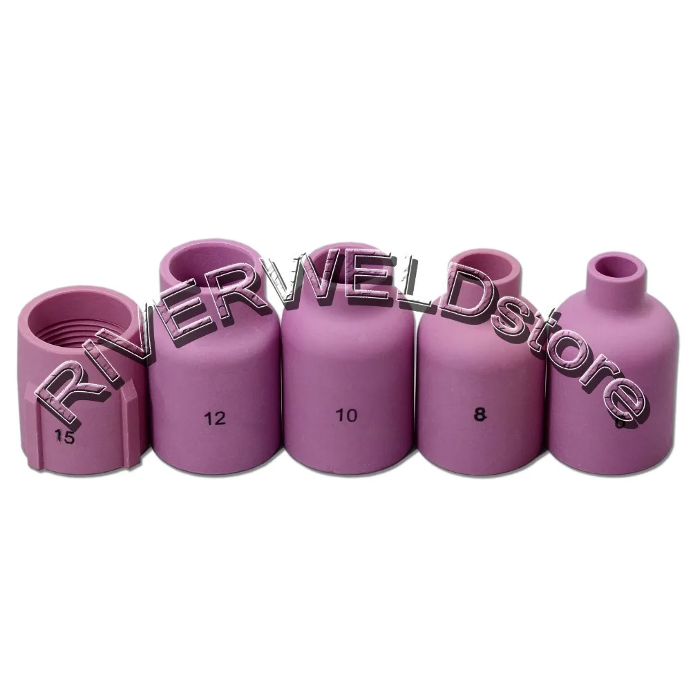 

Набор TIG газовый объектив большого диаметра глинозема сопло 57N75 57N74 53N87 53N88 53N89 FIT TIG сварочный фонарь WP 17 18 26 серия, 5PK