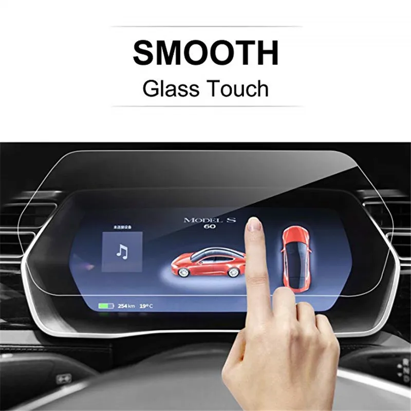 2019 new 12 3 inch instrument panel tempered glass screen protector for tesla model s model x free global shipping