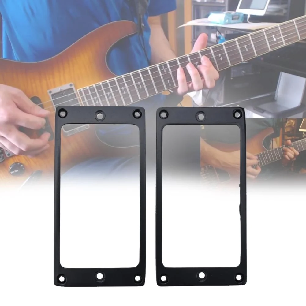 2 шт. электрическая гитара Humbucker рама с монтажным кольцом|Детали и аксессуары для
