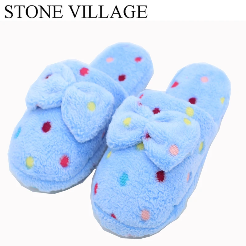 Домашние тапочки Прямая поставка с фабрики Pantufas Тапочки большим бантом Женские