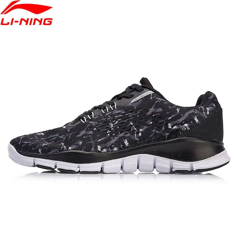 Li Ning Для мужчин супер тренер M обувь на плоской подошве с гибкой дышащая подкладка