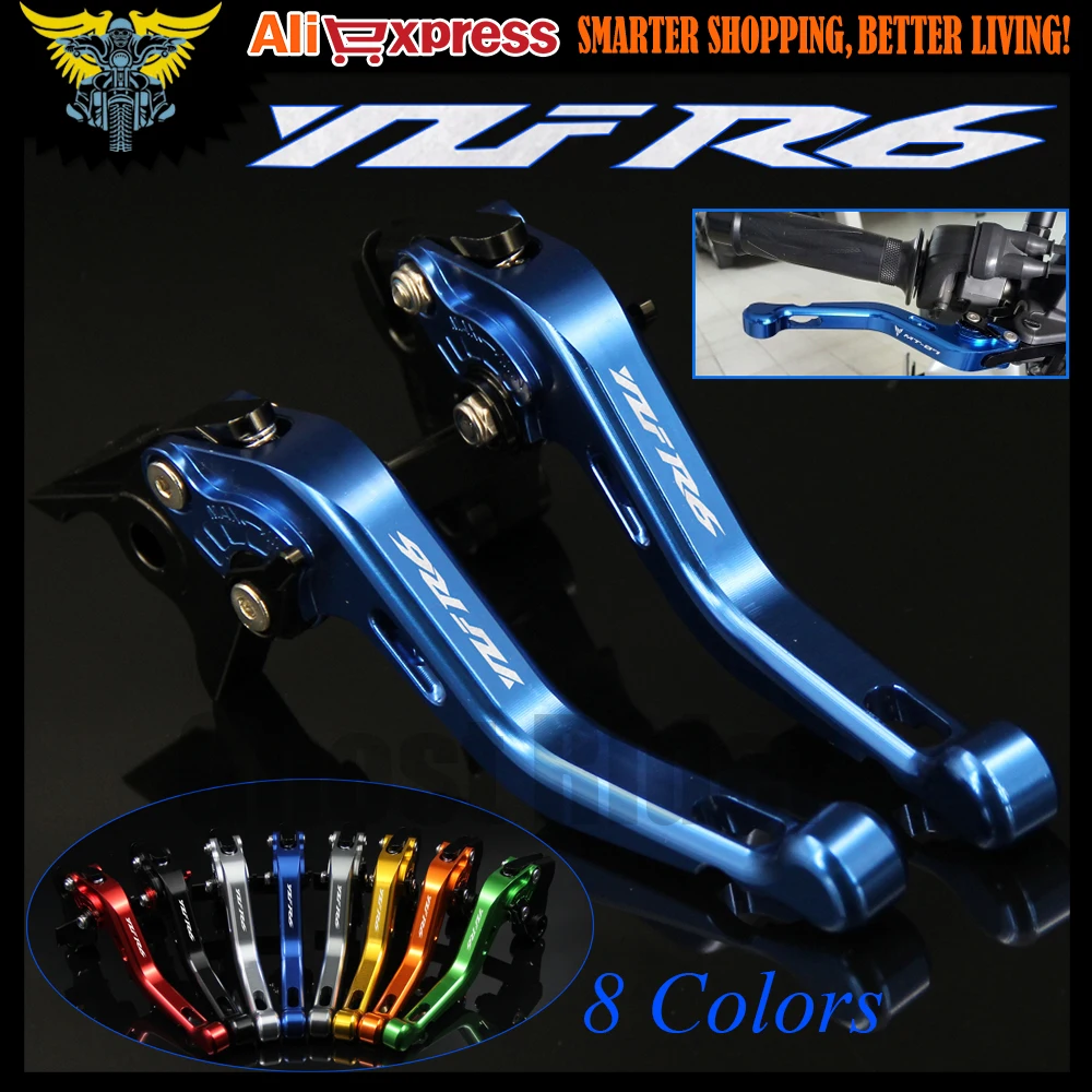 Логотип (YZF R6) 8 видов цветов для Yamaha YZF R6 1999 2000 2001 2002 2003 2004 Синий ЧПУ 2 пальца