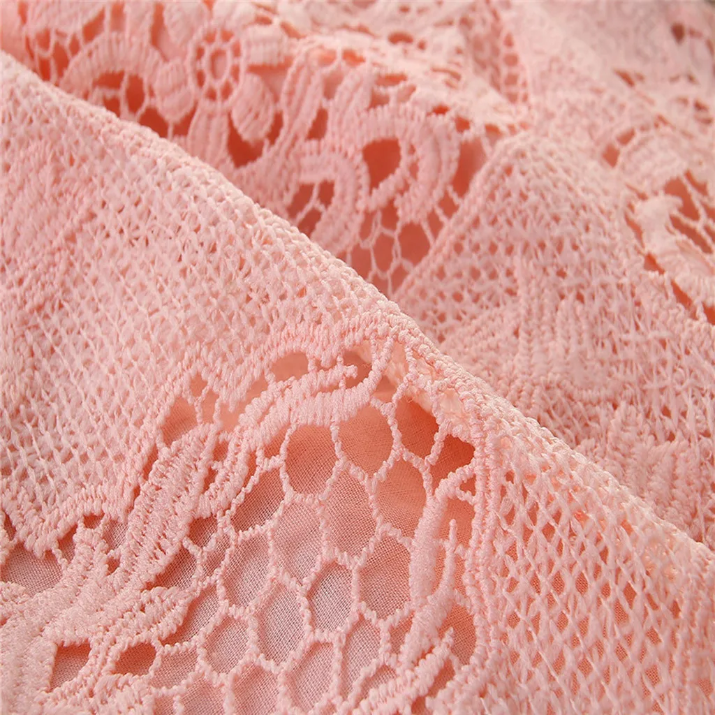 newborn body Kids Baby Girls Romper Summer Flower Lace Half Sleeve Romper Sunsuit Outfit One-pieces aunt baby clothes Playsuit