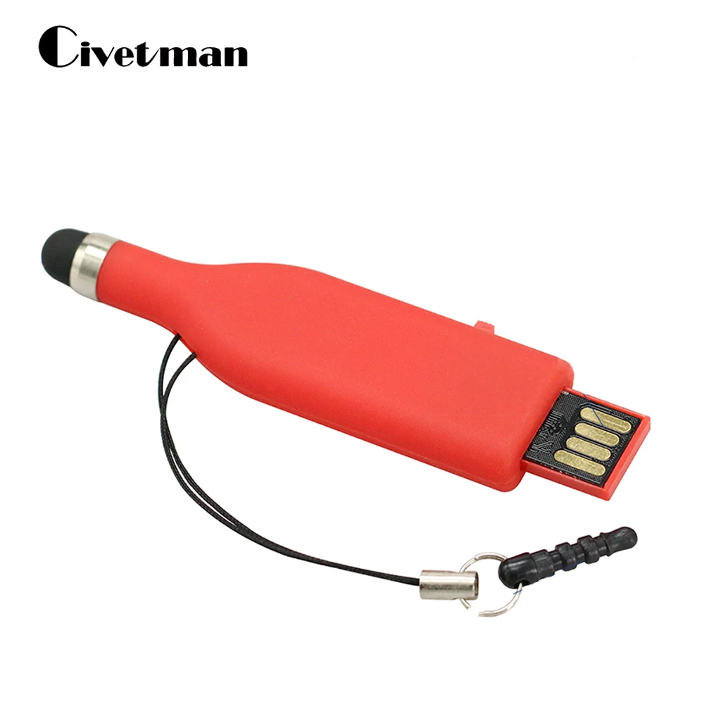 Флэш накопитель USB стилус с конденсатором реальной емкости 128 ГБ флэш 256