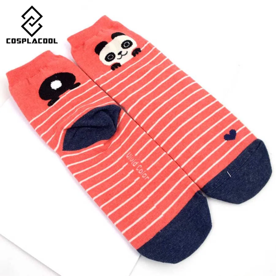 [Cospacool] забавные Женские носочки harajuku милые животные любовь носки calcetines mujer