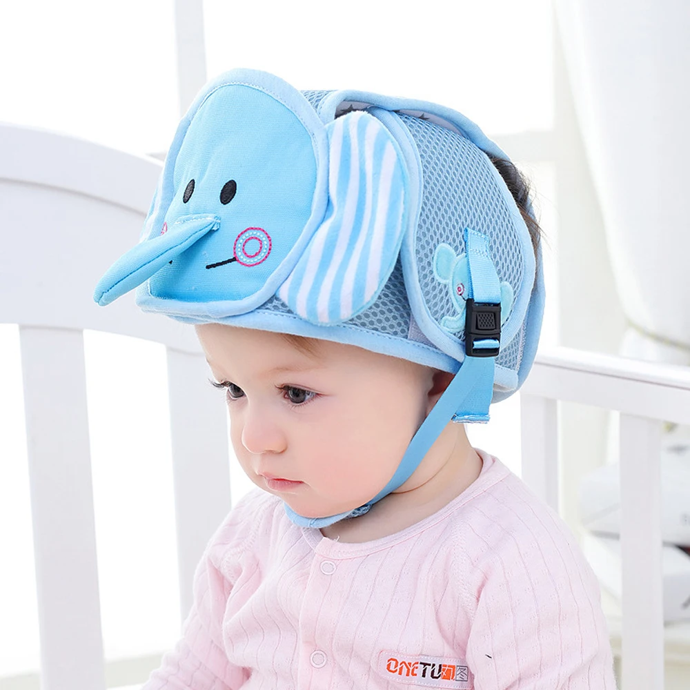Baby Anti-fall Head Protection Cap Catoon Infrants Adjustable Safty Helmet Hat Toddler Children Learn to Walk Anti Crash | Детская