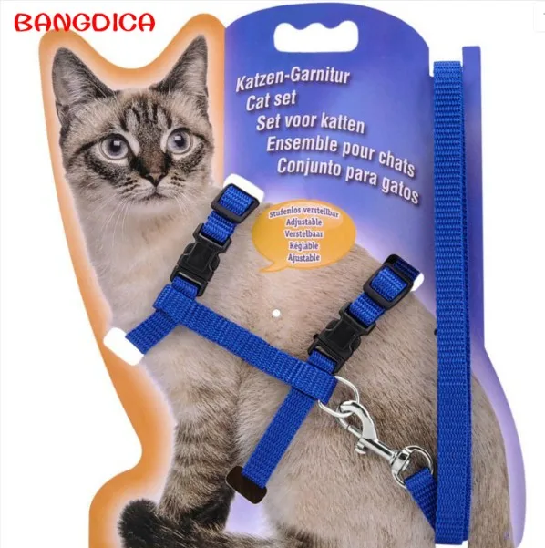 1 шт. нейлоновая поводок для собак и кошек|cat harness|cat harness and leashcat leash |