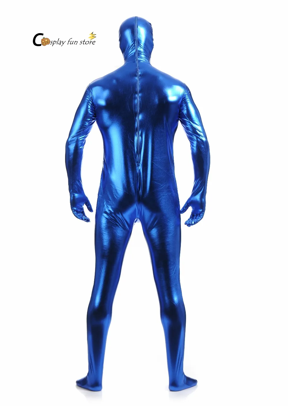 По индивидуальному заказу блестящий супер герой лайкра спандекс блестящие