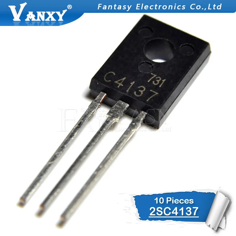 10 шт. 2SC4137 TO-126F C4137 NPN TO-126 Новый оригинал | Электронные компоненты и принадлежности