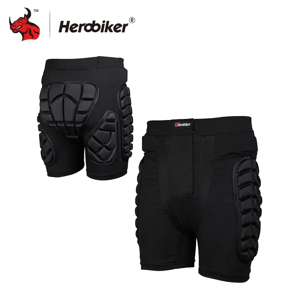 HEROBIKER мотоциклетные шорты Защитное снаряжение бедра мягкие лыжи коньки сноуборд