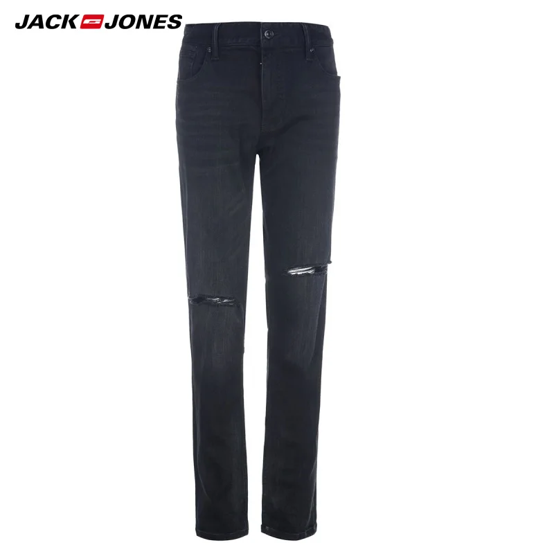 Jack Jones Бренд 2018 Новинка Мужский Джинсы с Хлопка 71% Ткань Эластичная Нательный