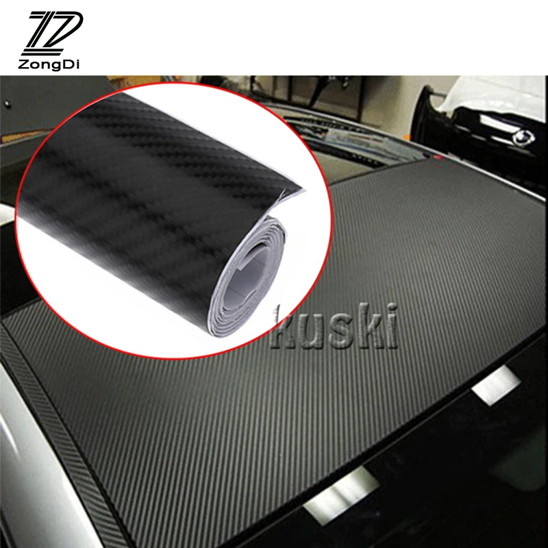 ZD 30x206 см автомобильные Стикеры из углеродного волокна для VW Golf 4 7 5 MK4 Mazda 6 cx-5 Peugeot 207