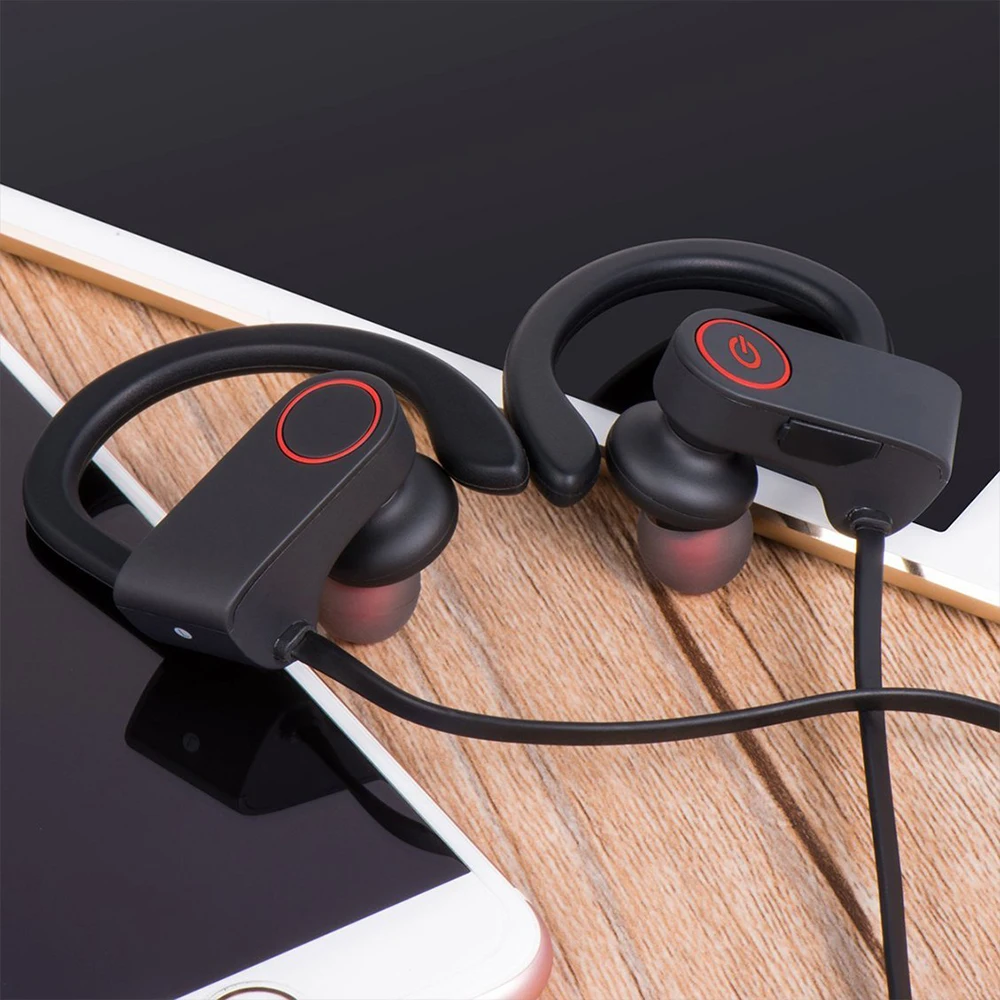 Bluetooth headphones IPX7 waterproof wireless headphone sports bass bluetooth earphone with mic for phone iPhone xiaomi Huawei |