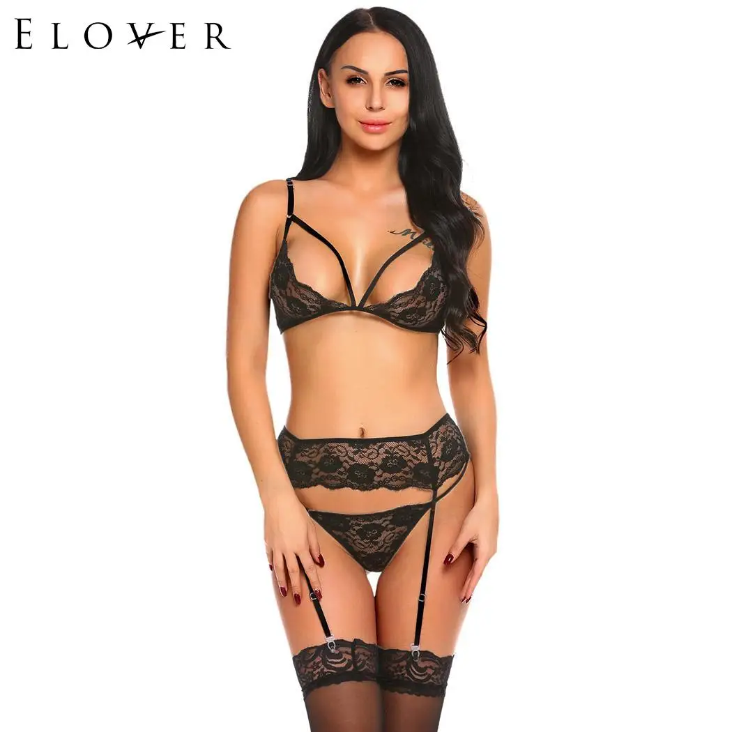 Elover Baby Doll сексуальное нижнее белье подвязка для женщин стринги без подкладки