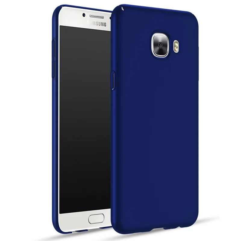Жесткий матовый чехол для Samsung Galaxy C5 C7 пластиковый роскошный с полным покрытием