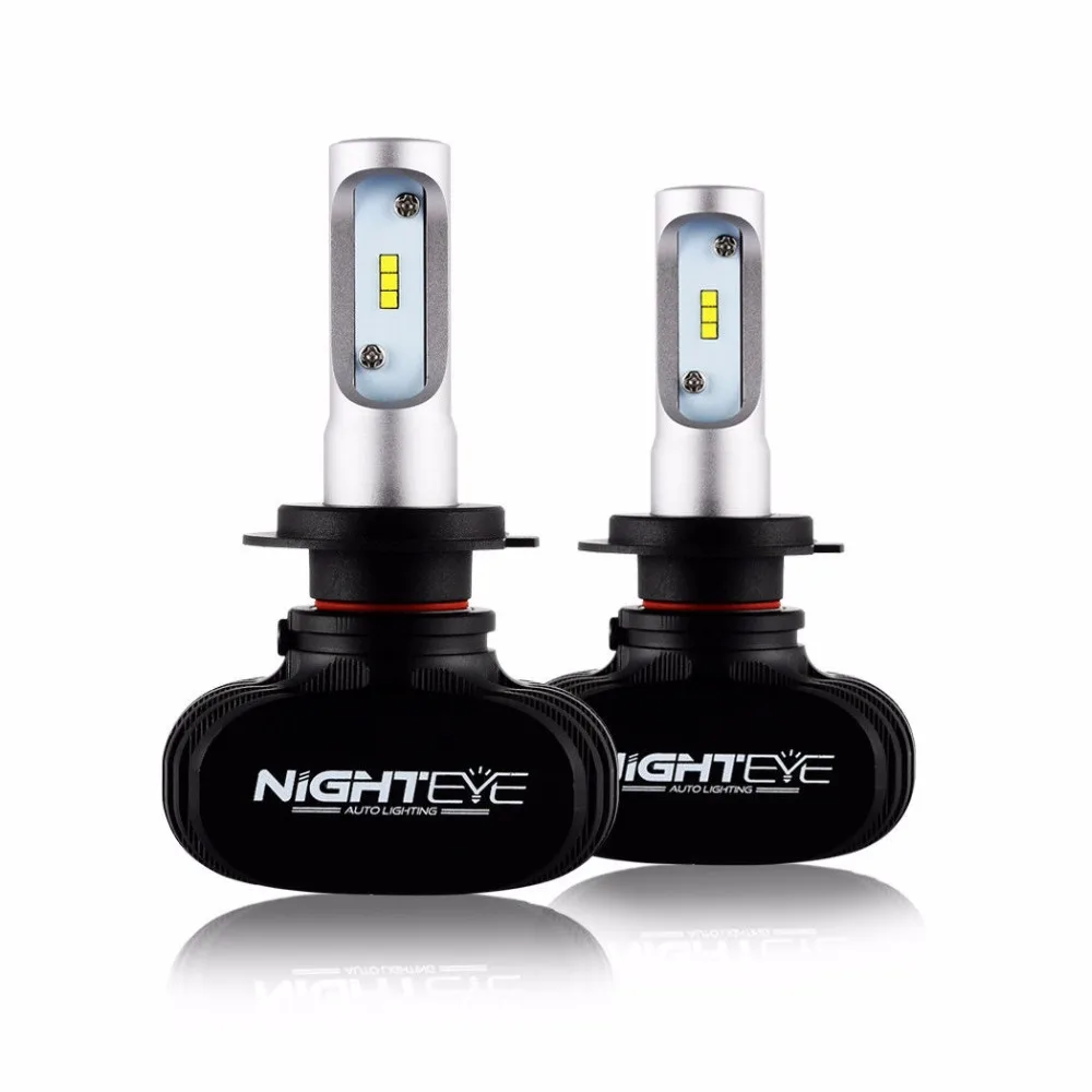 Nighteye Led H7 8000LM 50W 6500K Автомобильные светодиодные фары s белые Противотуманные 9005 HB3
