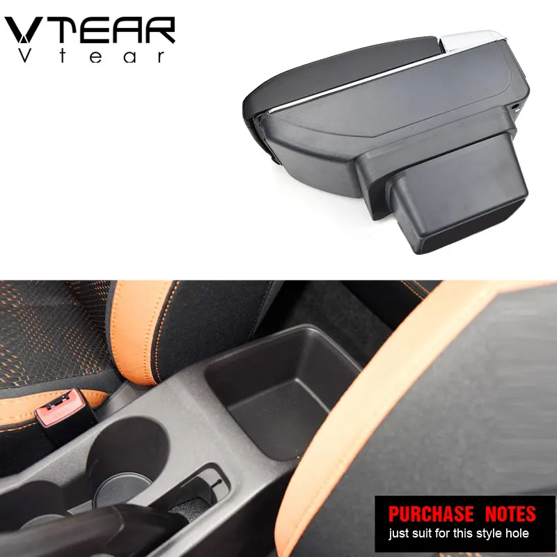 Vtear для Chery Tiggo 2 3X подлокотник кожаный usb интерфейс коробка хранения автомобильные