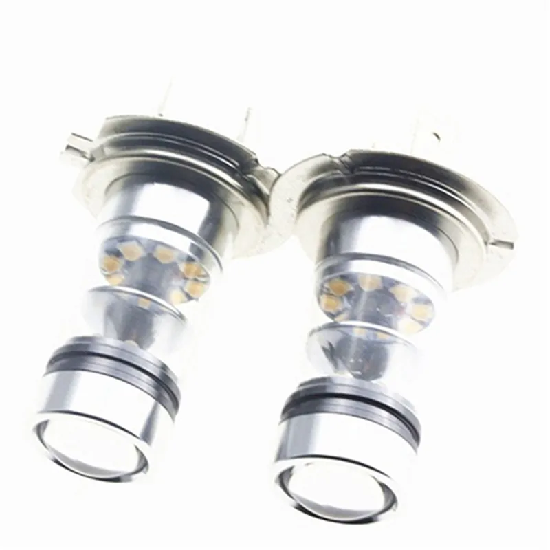 Новый горячий автомобиль белый H7 100W Светодиодный 20 SMD проектор противотуманная