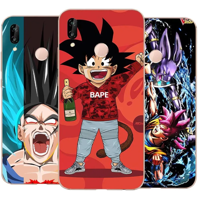 Прозрачный мягкий силиконовый чехол Dragon Ball Son Goku для Huawei P8L P20L P20LITE P30 Mate 8 9 10 20Por