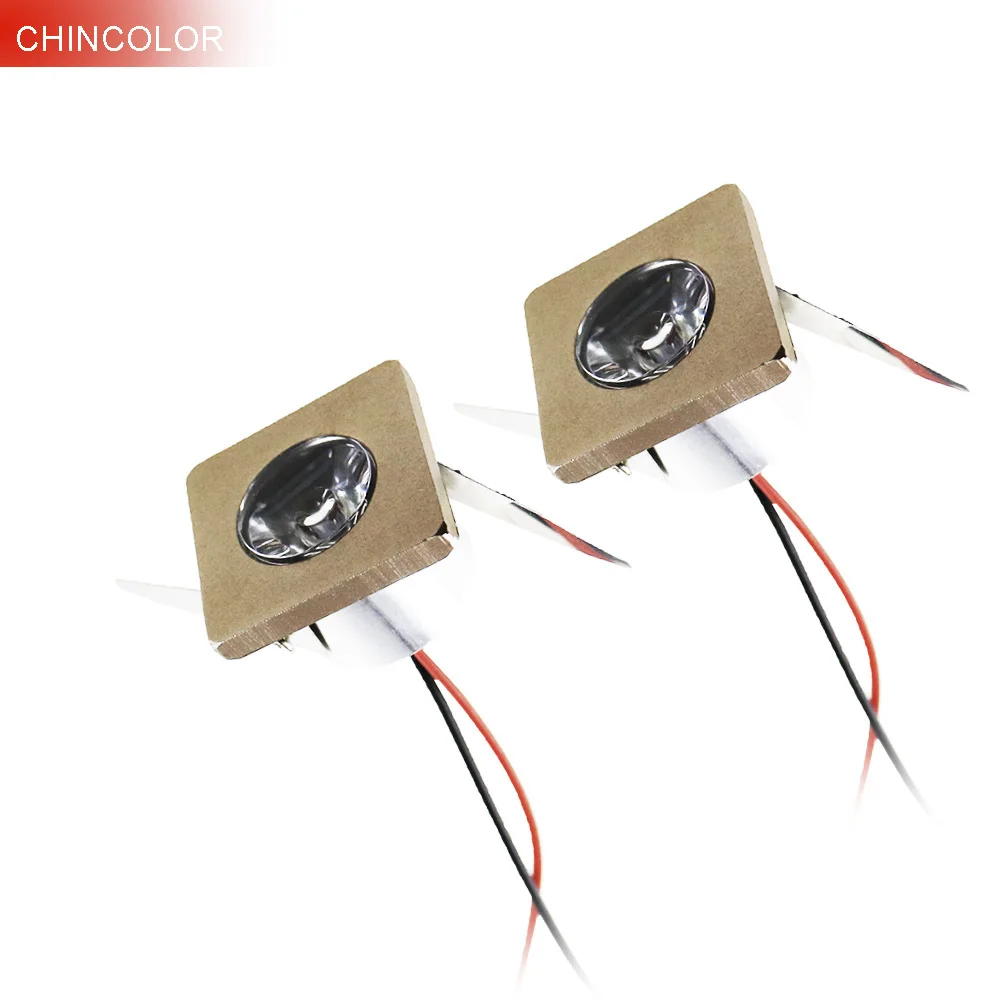 Квадратный светодиодный прожектор 10 шт. мини потолочный светильник теплый