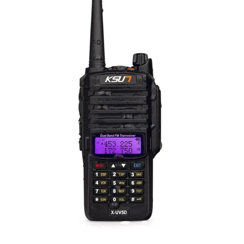 KSUN KSX5D P с клавиатурой U/V Двухдиапазонная 999 канальная двухсторонняя Любительская