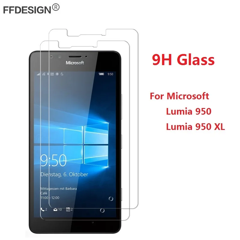 Защитное стекло для Microsoft Lumia 950 XL закаленное на защита экрана размера защитная