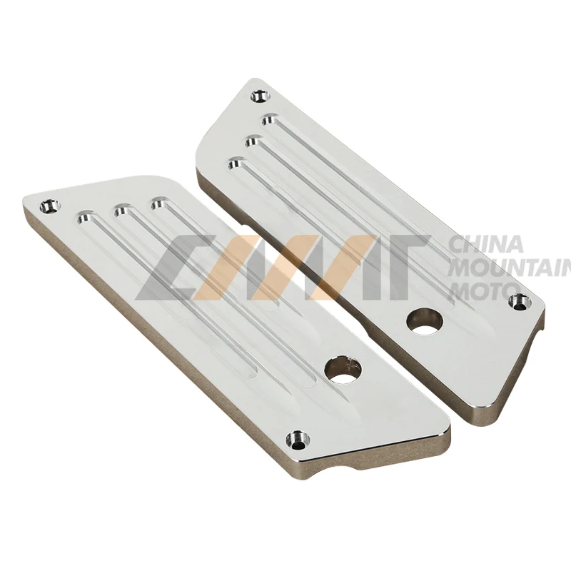

Left Right Chrome Saddlebag Latch Cover case for Harley FLH/FLT 1993-2013