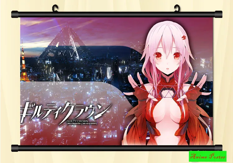 Аниме плакат GUILTY CROWN настенная прокрутка печатная картина домашний декор