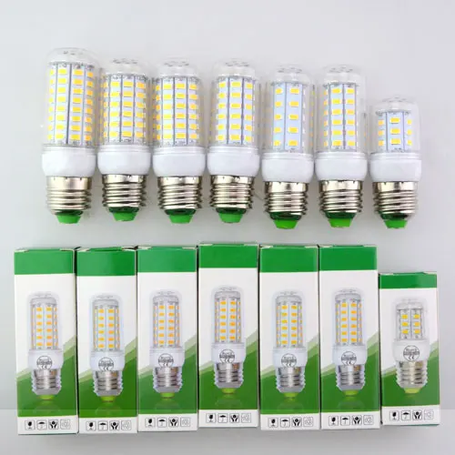 2016 Новинка E27 CFL5W-30W Светодиодные лампы AC220V лампа-кукуруза Led белый / теплый