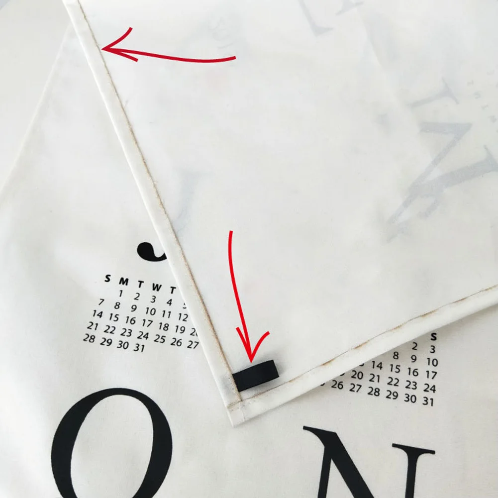 Подвесная ткань 2019 календарь инновационный Настенный декор большой домашний