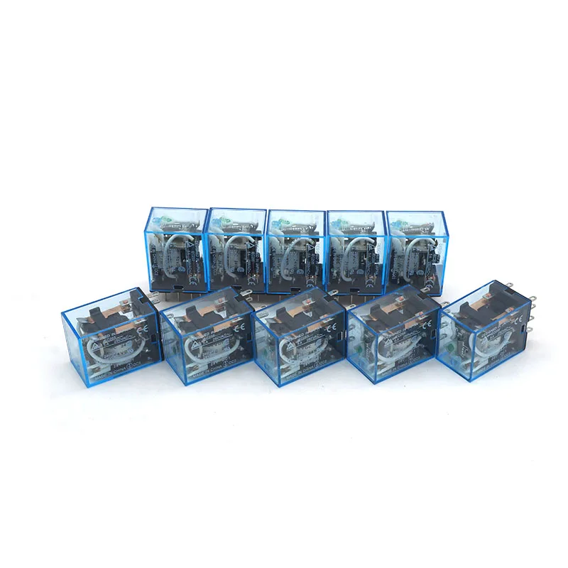 10 шт. реле Omron MY2NJ DC12V 24 В AC110V 220 в маленькое 5A 8PIN катушка DPDT|Реле| |