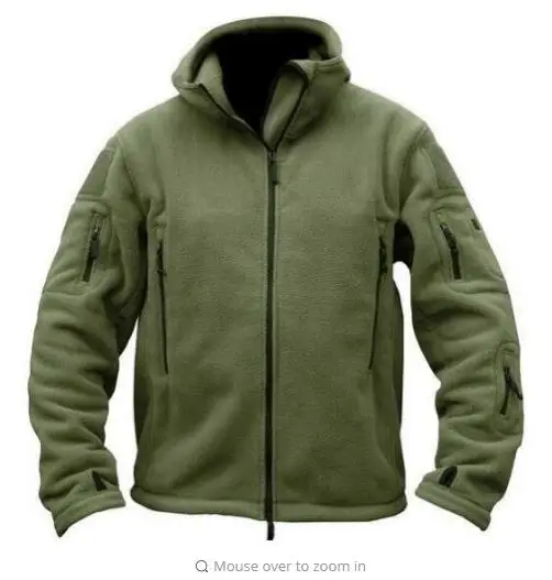ARMY GREEN Высокое качество TAD Акула мягкая оболочка куртка уличная теплая подкладка флис холодный заряд Размер S-XXL - Цвет: ARMY GREEN