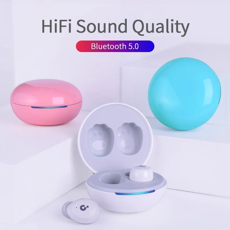 A8 TWS Bluetooth 5 0 наушники настоящие беспроводные 3D стерео гарнитура портативная для