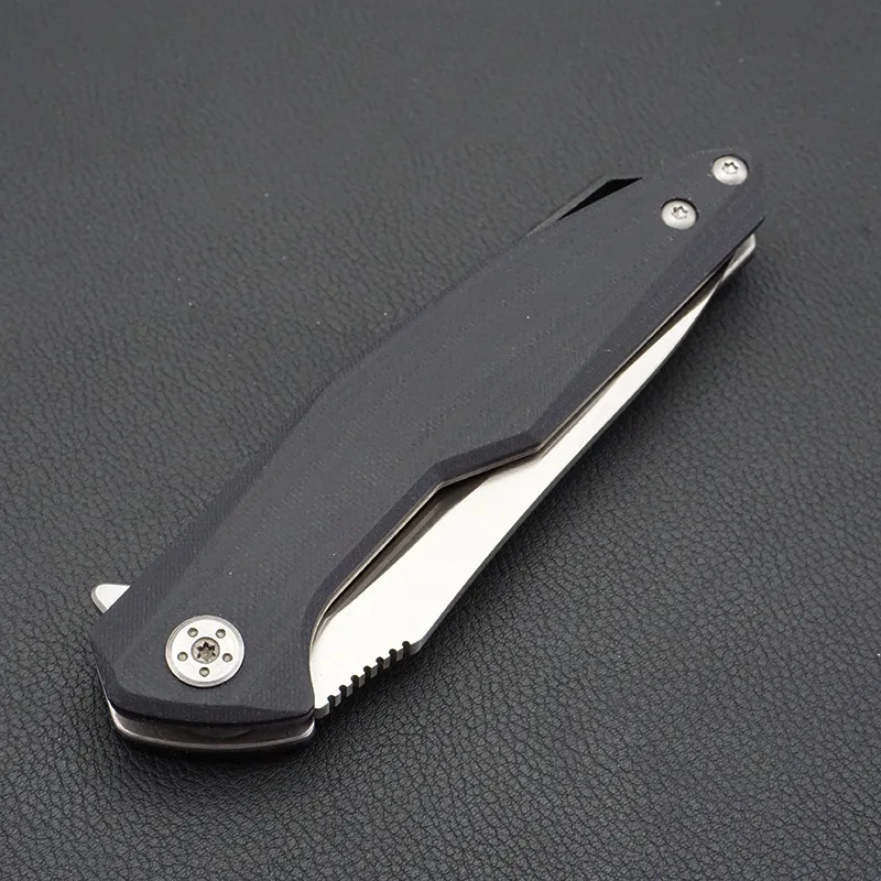 Складной нож Trskt Flipper D2 G10 спасательный охотничий Клинок с деревянной ручкой для